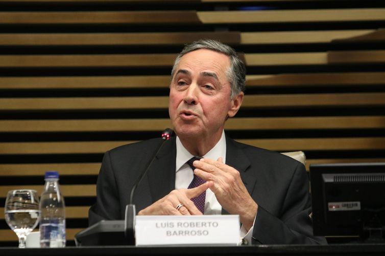 São Paulo (SP), 22/04/2024 - O presidente do Supremo Tribunal Federal - STF, Luís Roberto Barroso, participa de reunião na Federação das Indústrias do Estado de São Paulo (Fiesp). Foto: Rovena Rosa/Agência Brasil